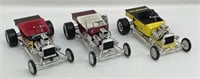 (3) 1:18 Die-Cast 1923 Ford T-Bucket
sold times