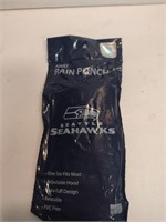 Seahawks Rain Ponch  "NEW"