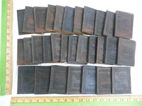 Little Leather Library Corp. HOLY BIBLE, 30 Total