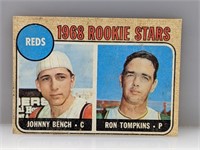 1968 Topps Johnny Bench RC 'HOF Cincinnati Reds