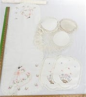 7 Fancy Work Items, Table Runners? Doilies?