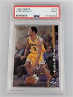1998 NBA Topps Finest Kobe Bryant PSA 9