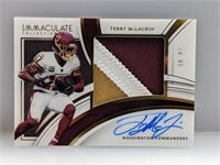 2023 Immaculate Patch auto Terry Mclaurin 14/99