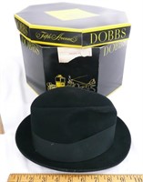 Dobbs 6-3/4 Black Hat & Box
