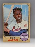 1968 Topps #110 Hank Aaron HOF Atlanta Braves