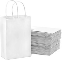 100 Pack Kraft Shopping Bags