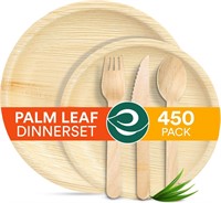 SEALED-Eco Soul Palm Leaf Dinnerware Set