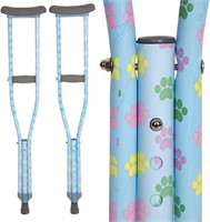 Kids Adjustable Aluminum Crutches