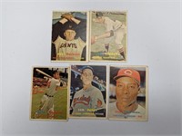 1957 Topps (4th Series 5 Diff Cards)