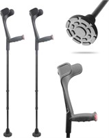 USED-KMINA Adjustable Adult Forearm Crutches