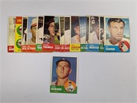 1963 Topps  (16 Different Cards)