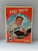 1959 Topps #180 Yogi Berra Yankees HOF mk