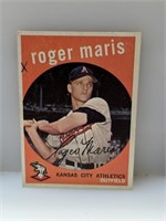 1958 Topps #202 Roger Maris Yankees/ Indians mk