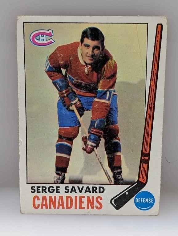1969-70 Topps Hockey Serge Savard card 4
