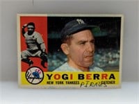 1960 Topps #480 Yogi Berra Yankees HOF mk