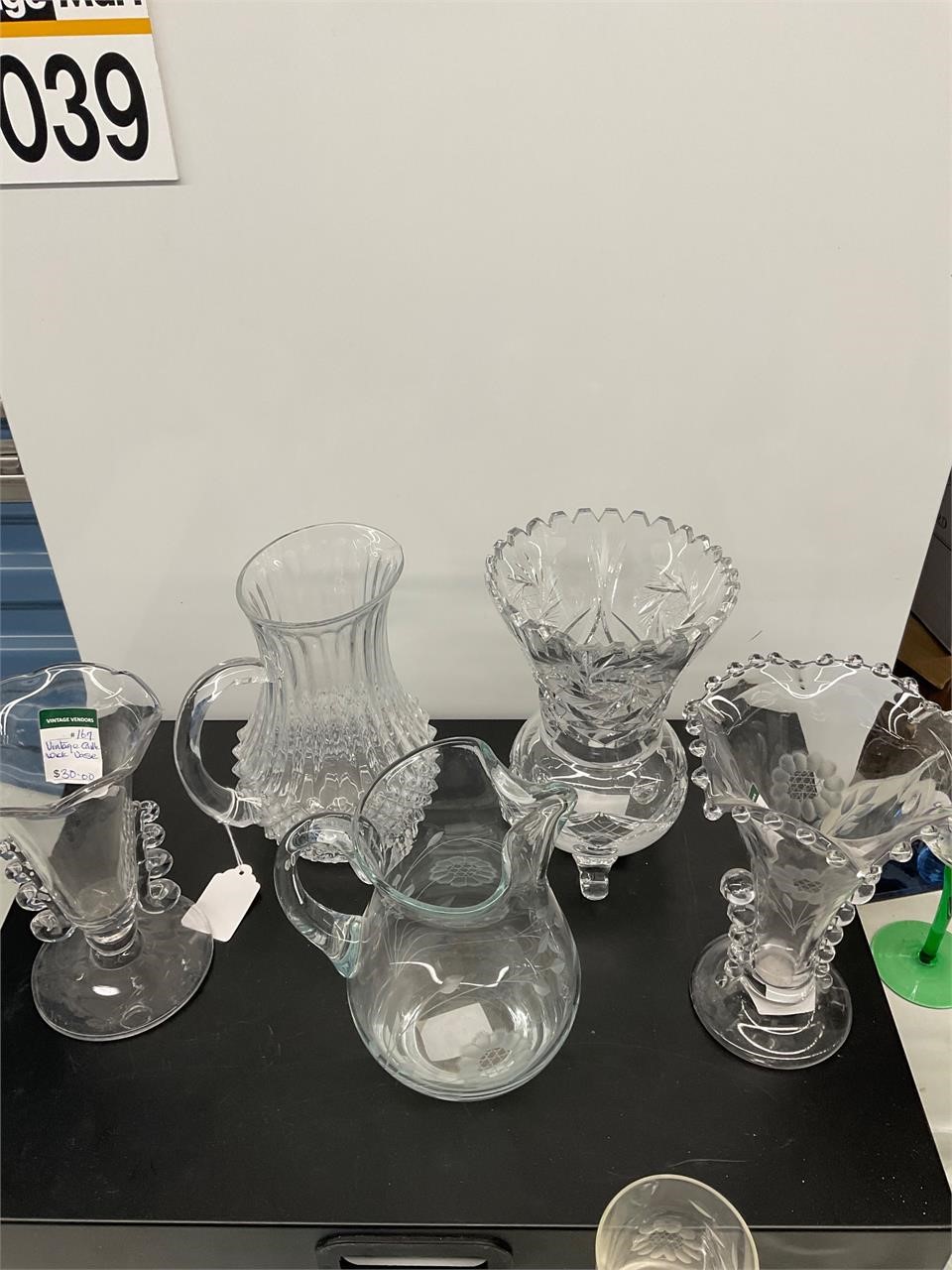 Vase and pitcher lot large