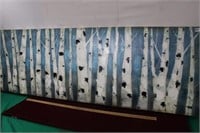 Standing Birchs Wall Art Print / 24 x 60l