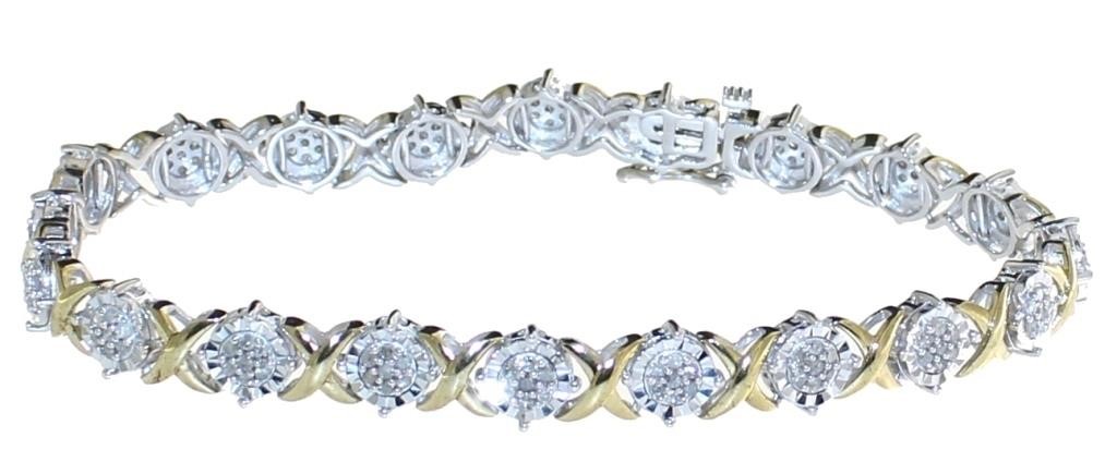 Stunning 1.00 ct Diamond Designer Bracelet