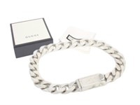 Gucci Sterling Silver Chain Bracelet