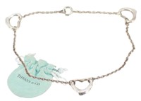 Tiffany & Co. Triple Open Heart Bracelet