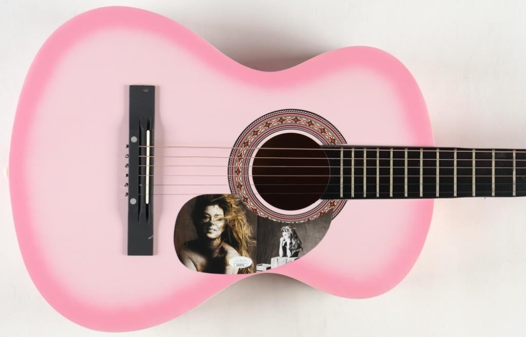 Autographed Shania Twain Acoustic Guitar