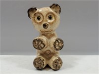 Adorable Hand made Pottery Bear