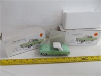 Two, 1955 Ford Thunderbird DieCast Cars
