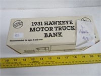 1931 Hawkeye Motor Truck Bank, DieCast