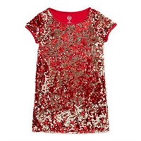 Wonder Nation Girls Holiday Sequin Christmas Dress