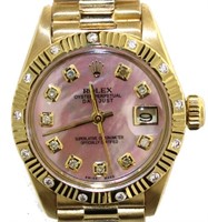 18kt Gold Rolex Oyster Perpetual Lady President