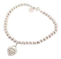 Tiffany & Co. Ball Chain Return To Heart Bracelet