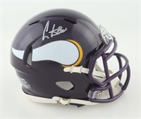 Autographed Cris Carter Vikings Mini Helmet