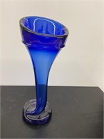 Handmade in Canada blue glass