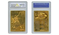 23K Gold Shaquille O'Neal Fleer Card