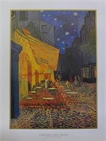 Van Gogh Terrace Cafe At Night XL Lithograph