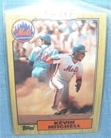 Kevin Mitchell rookie baseball card