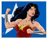 Wonder Woman - 16" x 20.5" Gallery Wrapped Canvas