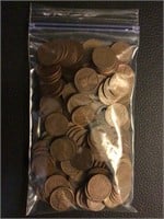 Bag of Wheatback Cents  Approx. 150