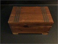 Cedar Jewlery Box Vintage