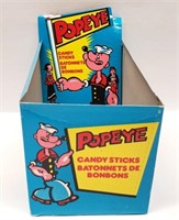 Popeye Candy Sticks Retail Display box