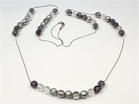 44" Necklace Crystal Beads