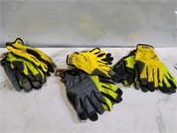 Lot Of 3 FIRM GRIP High Vis Large Utility High