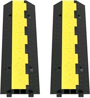 VEVOR Cable Protector Ramp, 2 Packs 2 Channels