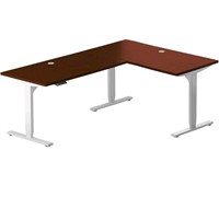 L Shaped Height Adjustable Standing Desk 78" x 48"