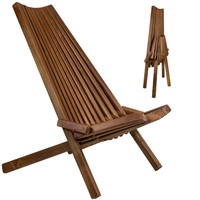 CleverMade Tamarack Folding Wooden Outdoor Chair
