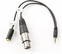 XLR Microphone to TRRS Smartphone Adapter