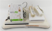* Wii Console with Wii Fit Board and Controllers