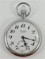 Vintage Seiko Precision 17J Men’s Pocket Watch -