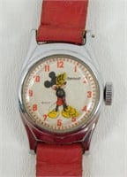 Vintage Disney Manual Wind Mickey Mouse Watch -