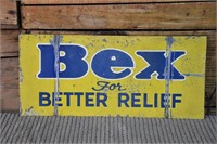 BEX for BETTER RELIEF - tin sign - Original